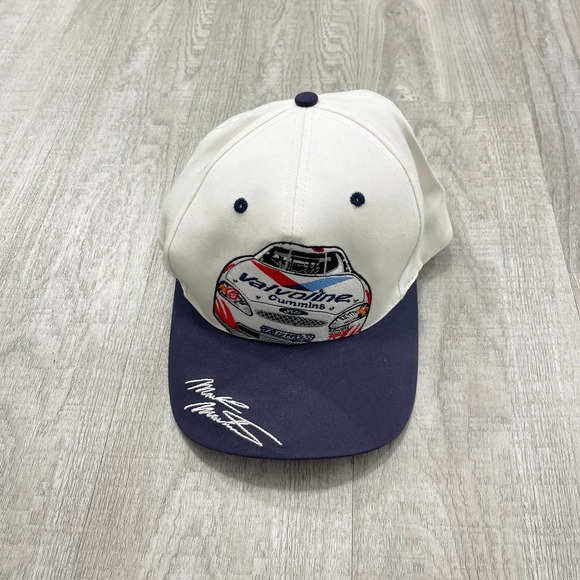 Vintage Other - VINTAGE 1990s Mark Martin Valvoline Racing Snapback Hat 90s